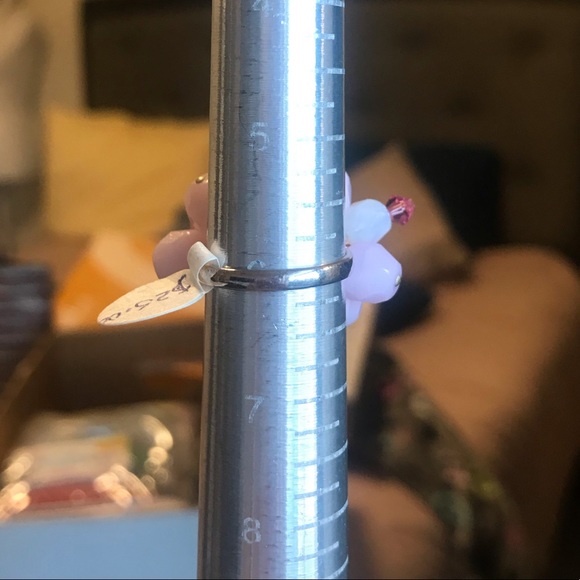 NEW Sterling Silver Crystal Ring - Picture 8 of 9